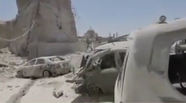 "Ислямска държава" публикува кадри от джамията в Мосул (ВИДЕО)