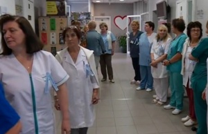 Протест на лекарите срещу насилието