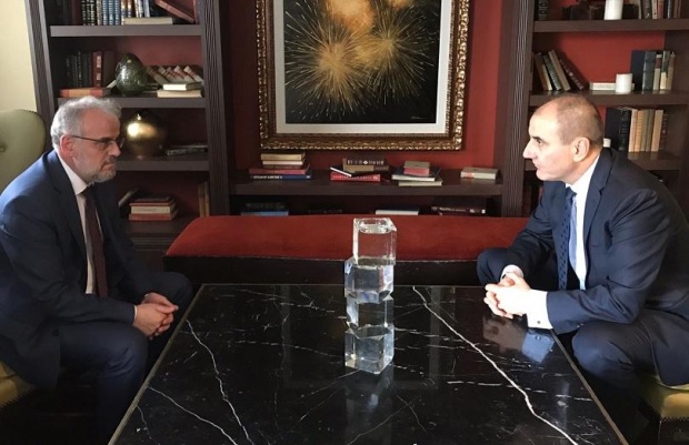 Цветан Цветанов се срещна във Вашингтон с председателя на македонския парламент