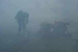 Евакуираха 15 души от горящ автобус на Ришкия проход