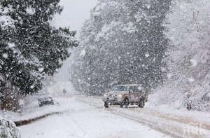 Десетки населени места са без ток заради снеговалежа