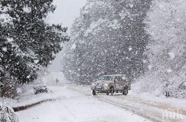 Десетки населени места са без ток заради снеговалежа