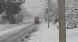 „Звярът от изток“ затрупа Южна Франция със сняг