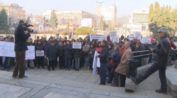 Протест в Горна Оряховица срещу строежа на социални жилища