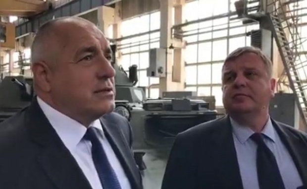 Борисов: Ще правим бойни машини в България