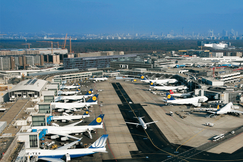 Евакуация и полицейска операция на летище "Франкфурт"