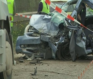 Шофьор загина при тежка катастрофа по пътя Русе-Бяла