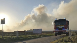 Бедствено положение край полигон в Германия заради пожар след стрелби