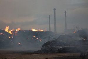 Искра от самозапалили се въглища е причинила пожара в ТЕЦ-Сливен