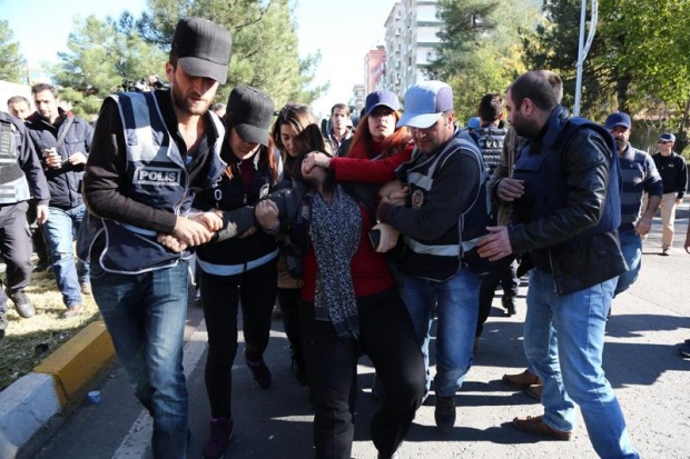 Купипща арести на протест на синидикати в Турция