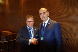 Цветанов проведе работна среща с международния секретар на ХДС Бертил Венгер
