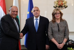 Борисов и Захариева разговаряха с министъра на външните работи на Египет
