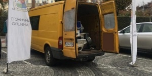 Мобилният пункт събра 130 кг. електроуреди в София