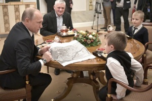 Путин сбъдна мечтата на болно момченце