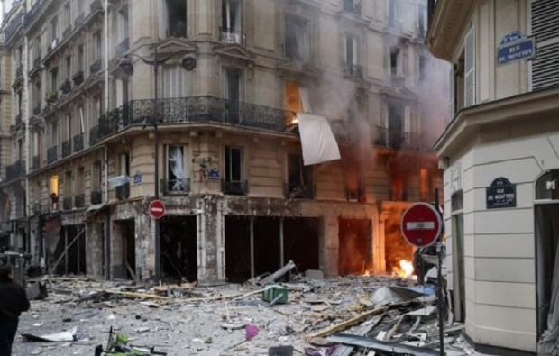 Поне 20 ранени при взрива в парижката хлебарница