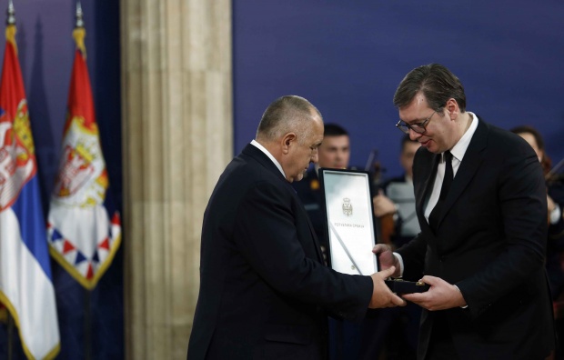Борисов беше награден с най-високото държавно отличие на Сърбия „Орденът на Република Сърбия“