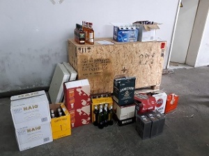 147 бутилки алкохол задържаха митническите служители в района на ГКПП Кулата