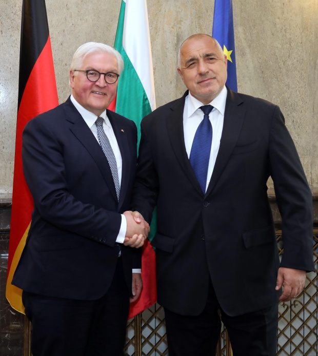 Борисов и президентът на Германия обсъдиха двустранното партньорство и  предизвикателствата пред Европа