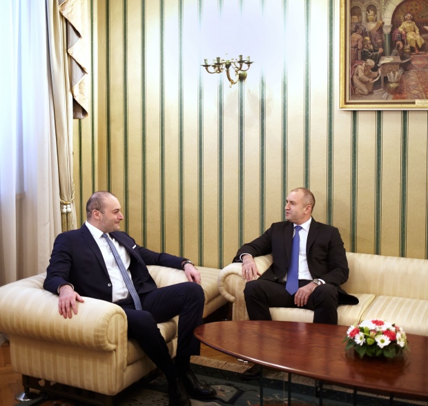 Румен Радев и министър-председателят на Грузия Мамука Бахтадзе обсъдиха двустранния икономически обмен