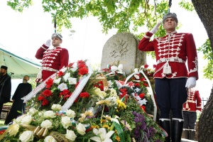 Българи и македонци заедно отбелязаха Деня на храбростта 6 май на Българския военен мемориал в Ново село