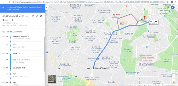 Google Maps помага да се движим с градски транспорт вече и в София