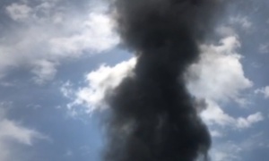Пожар горя близо до Сточна гара в София