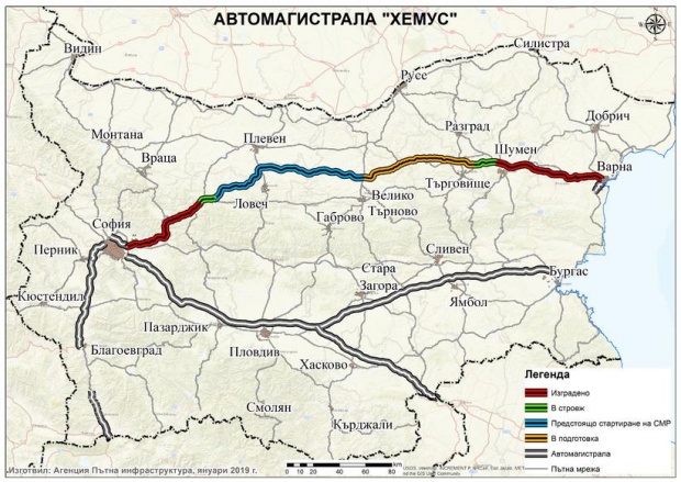 443 км. нови магистрали за 24 години, а най-много – в Южна България!