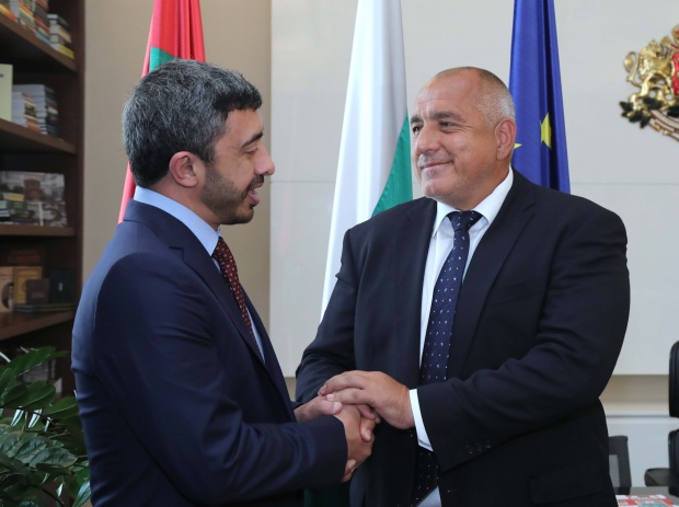Борисов се срещна с министъра на външните работи и международното сътрудничество на ОАЕ шейх Абдула бин Зайед бин Султан Ал Нахаян