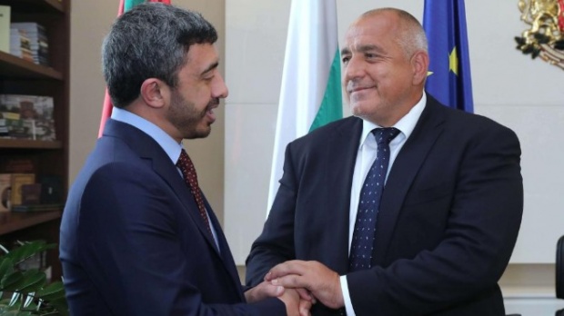 Борисов се срещна с министъра на външните работи на ОАЕ