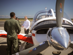 Румен Радев посети военно-въздушната база „Земуник“ в Хърватия