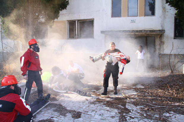 БЧК и пожарната ще тренират мащабно бедствие с множество пострадали на няколко места