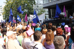 Национален протест в София, предупредителна стачка на социалните в цялата страна