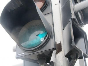 Светофар падна на кръстовище в столицата
