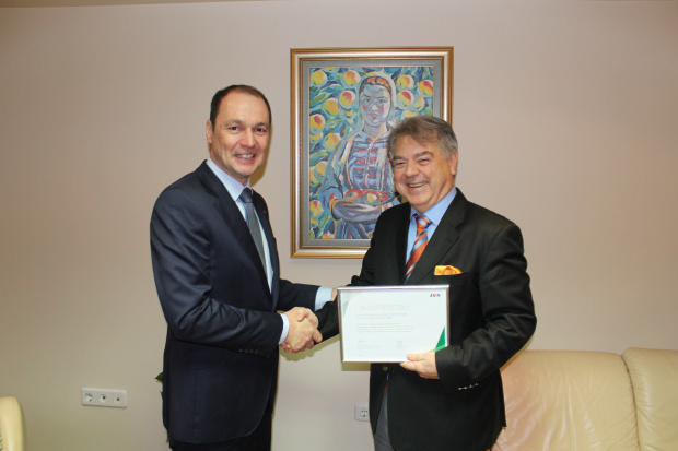 EVN Топлофикация връчи Зелен сертификат на хотел „Рамада Пловдив Тримонциум“