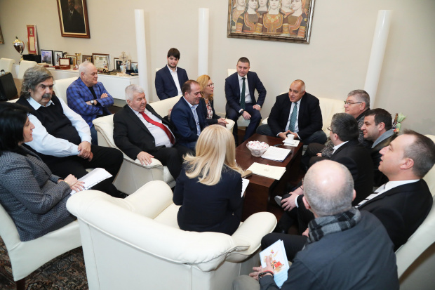 Борисов се срещна с представители на протестиращите превозвачи