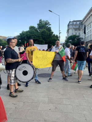 Спокойно премина неделният антиправителствен протест в София (СНИМКИ/ ВИДЕО)