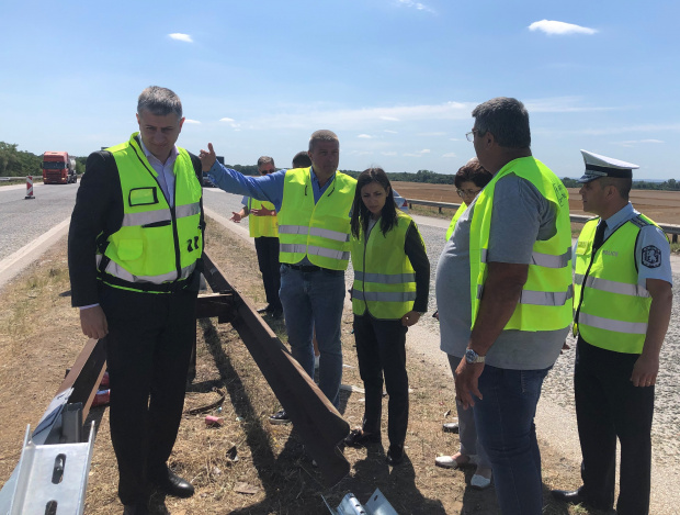 Проверяващите: Пътната инфраструктура при 160-тия км на “Тракия” не е причина за катастрофата в неделя