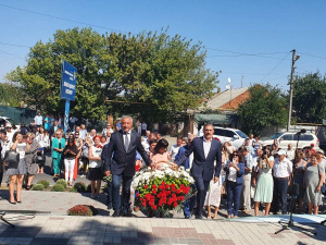 Валери Симеонов откри паметник на Хаджи Димитър в Украйна