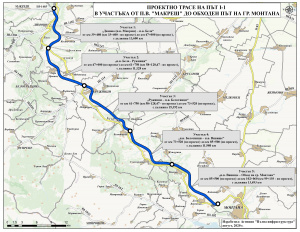 Държавното дружество „Автомагистрали“ ще проектира и изгради близо 66 км от пътя Видин - Ботевград