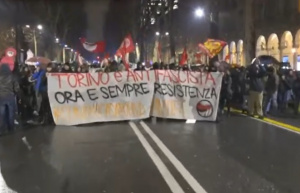 Сблъсъци между протестиращи срещу маските и полицията в Торино