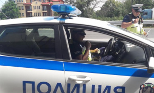 Катастрофа с патрулен автомобил на "Цариградско шосе" в София