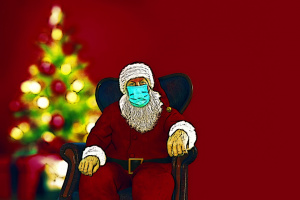 Външно: Дядо Коледа тръгва ваксиниран, с маска, ръкавици и дезинфектант