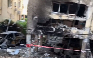 ВИДЕО Ракета разруши дома на бразилски футболист в Израел! Войната се разгаря