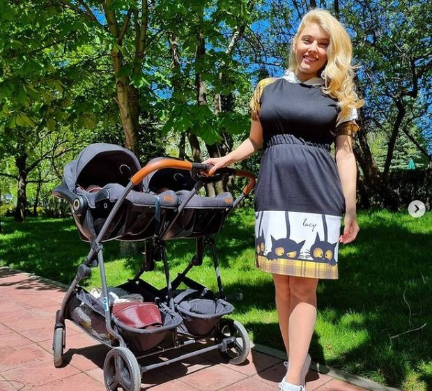 Ева Веселинова разкри имената на близнаците си - Борис и Стефания