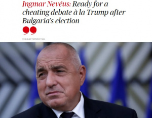 Борисов се готви като Тръмп да оспорва честността на изборите