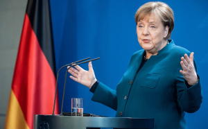 Обраха Ангела Меркел в магазин за деликатеси