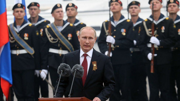 Путин на парада: Русия даде изпреварващ отпор на западната агресия НА ЖИВО