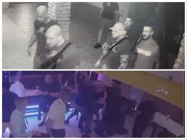 ВИДЕО Созополски полицаи купонясваха в чалга бар, но ядоха здрав бой от ултраси на Левски от "София-Запад"