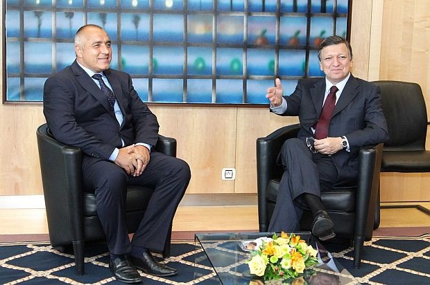 Премиерът на България Бойко Борисов се срещна в Брюксел с председателя на Европейската комисия Жозе Мануел Барозу.
