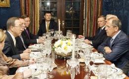 Вечеря на руски и американски дипломати в Ню Йорк, четвъртък вечерта